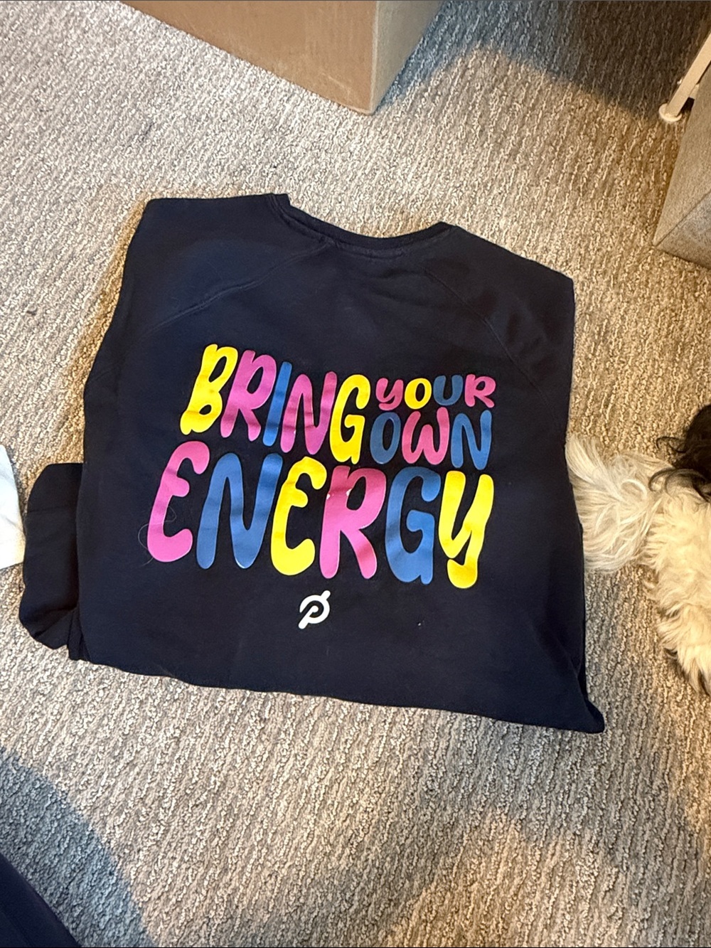 Peloton BYOW Black Sweatshirt